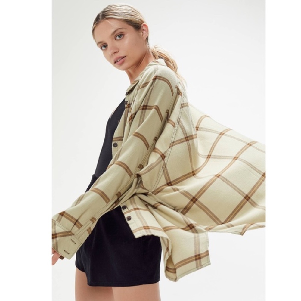 Urban Outfitters Brendan Flannel Button-Down Shirt